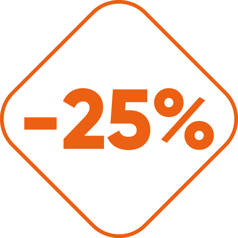 Extra 25% (NOS,A,B)